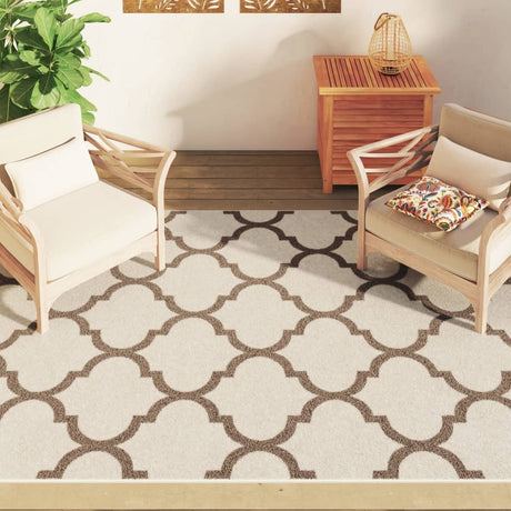 Vidaxx-Teppich für drinnen und draußen, niedriger Flor, 160 x 230 cm, mehrfarbig