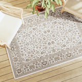 Vidaxx-Teppich für drinnen und draußen, niedriger Flor, 120 x 180 cm, mehrfarbig