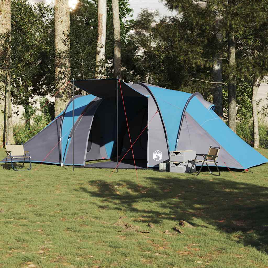 Vidaxl Dome tent 6-person waterproof blue