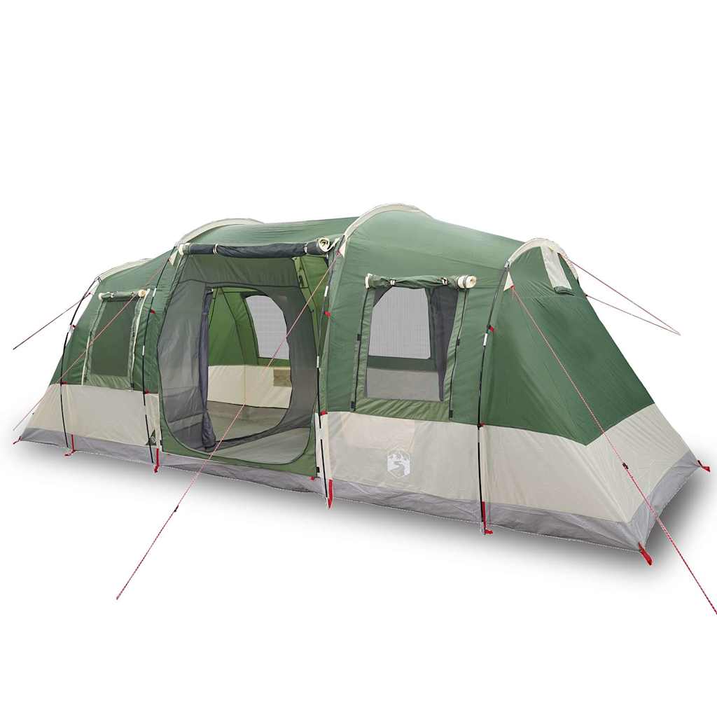 Vidaxl Tunnel Tent à 4 personnes étanche verte