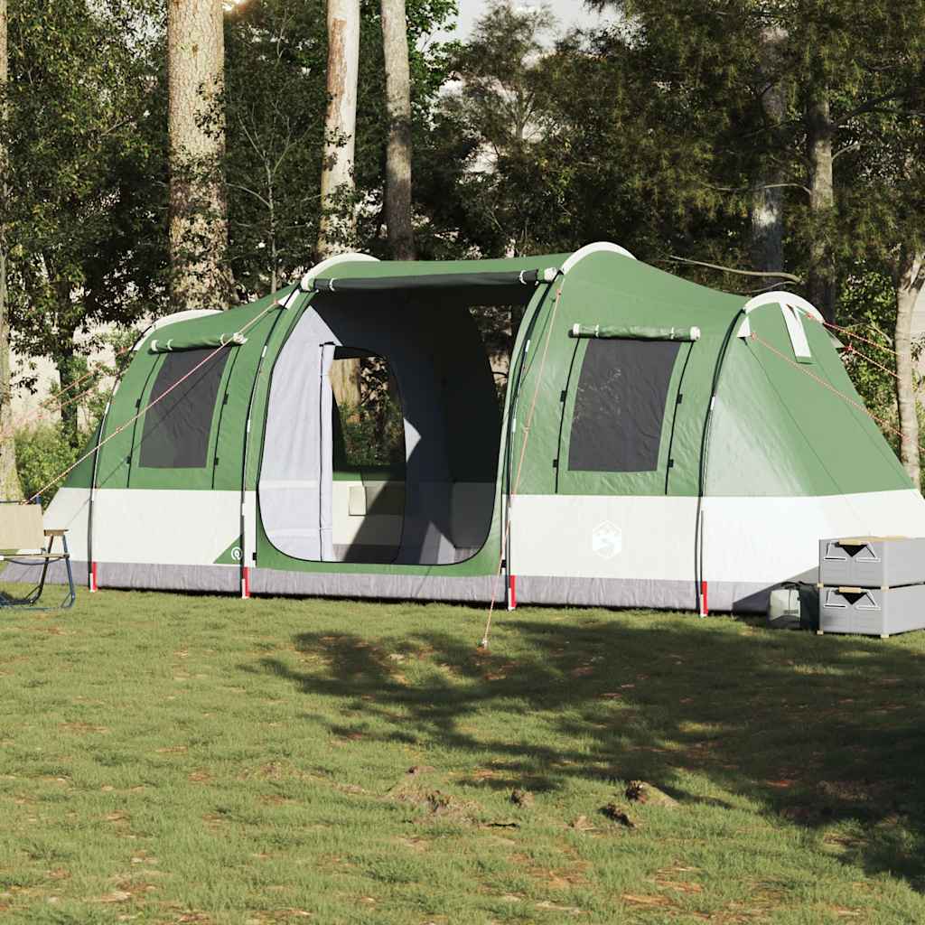 Vidaxl Tunnel Tent à 4 personnes étanche verte