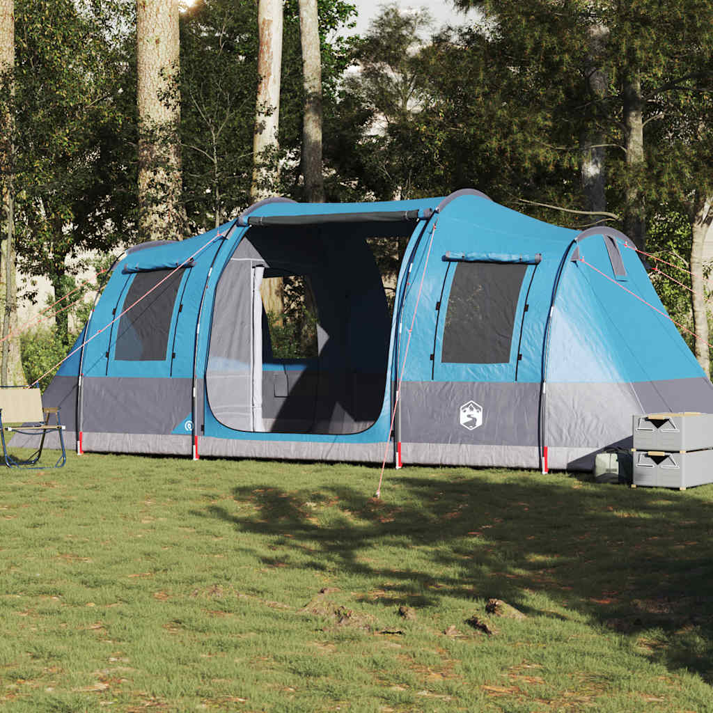 Tenda tunnel Vidaxl Blu impermeabile per 4 persone