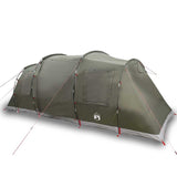 Vidaxl Tunnel tent 6-person waterproof olive green