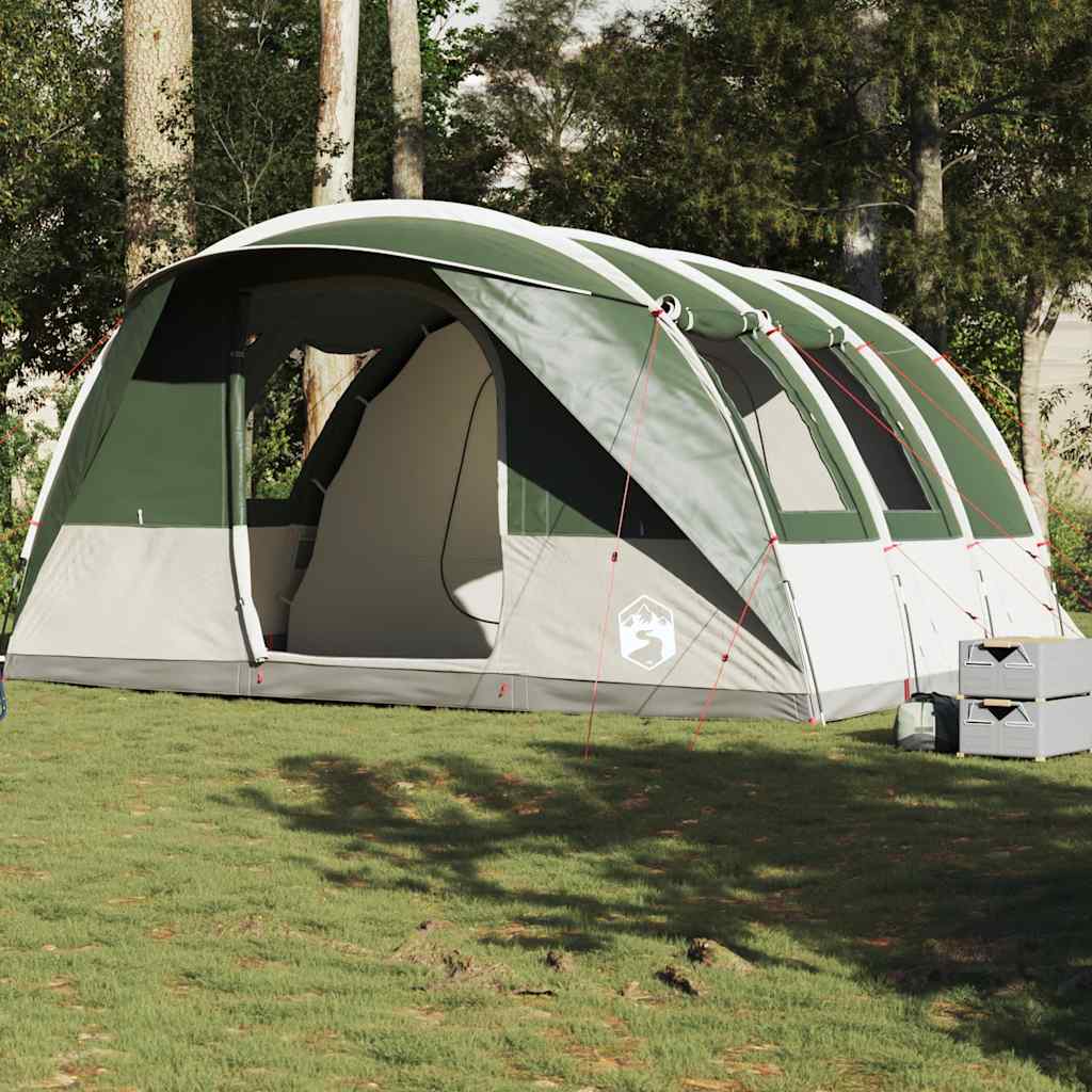 Vidaxl Tunnel Tent à 5 personnes étanche verte