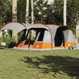 Vidaxx Tunnelzelt 5-Personen wasserdicht grau und orange