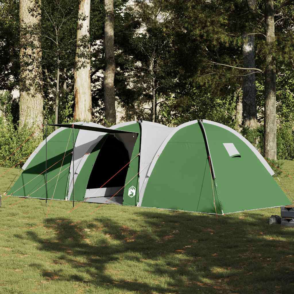 Vidaxl Dome Stan 8-Person Waterproof Green