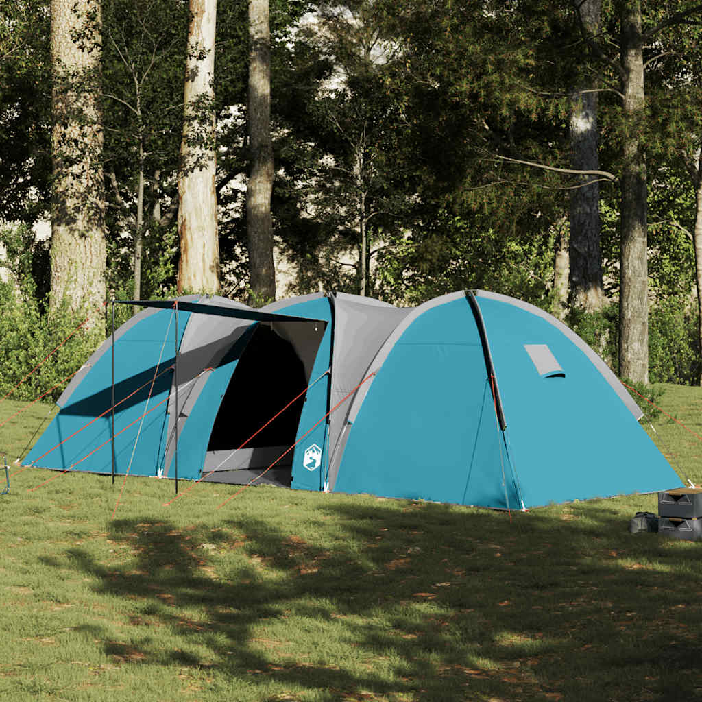 Vidaxl Dome tent 8-person waterproof blue