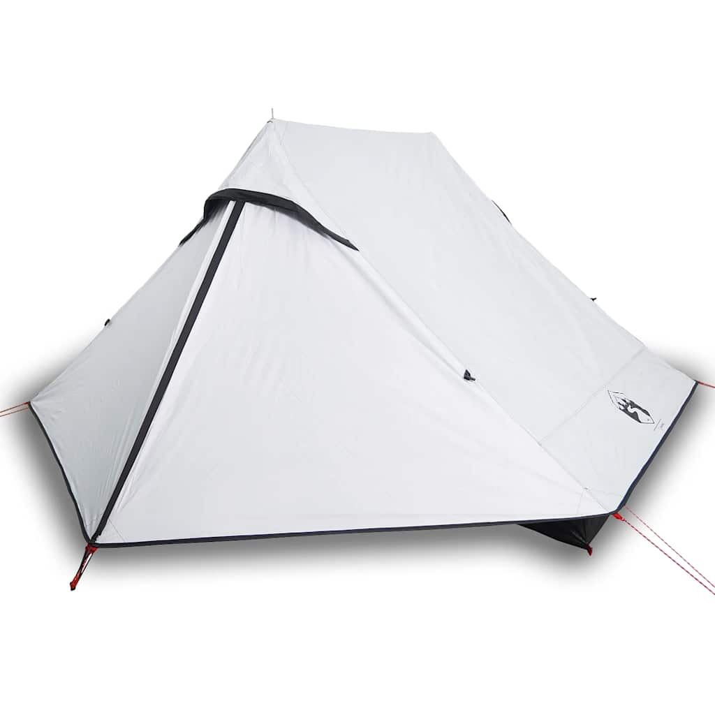 Vidaxl Tent 2 Personne imperméable Black Out Fabric blanc