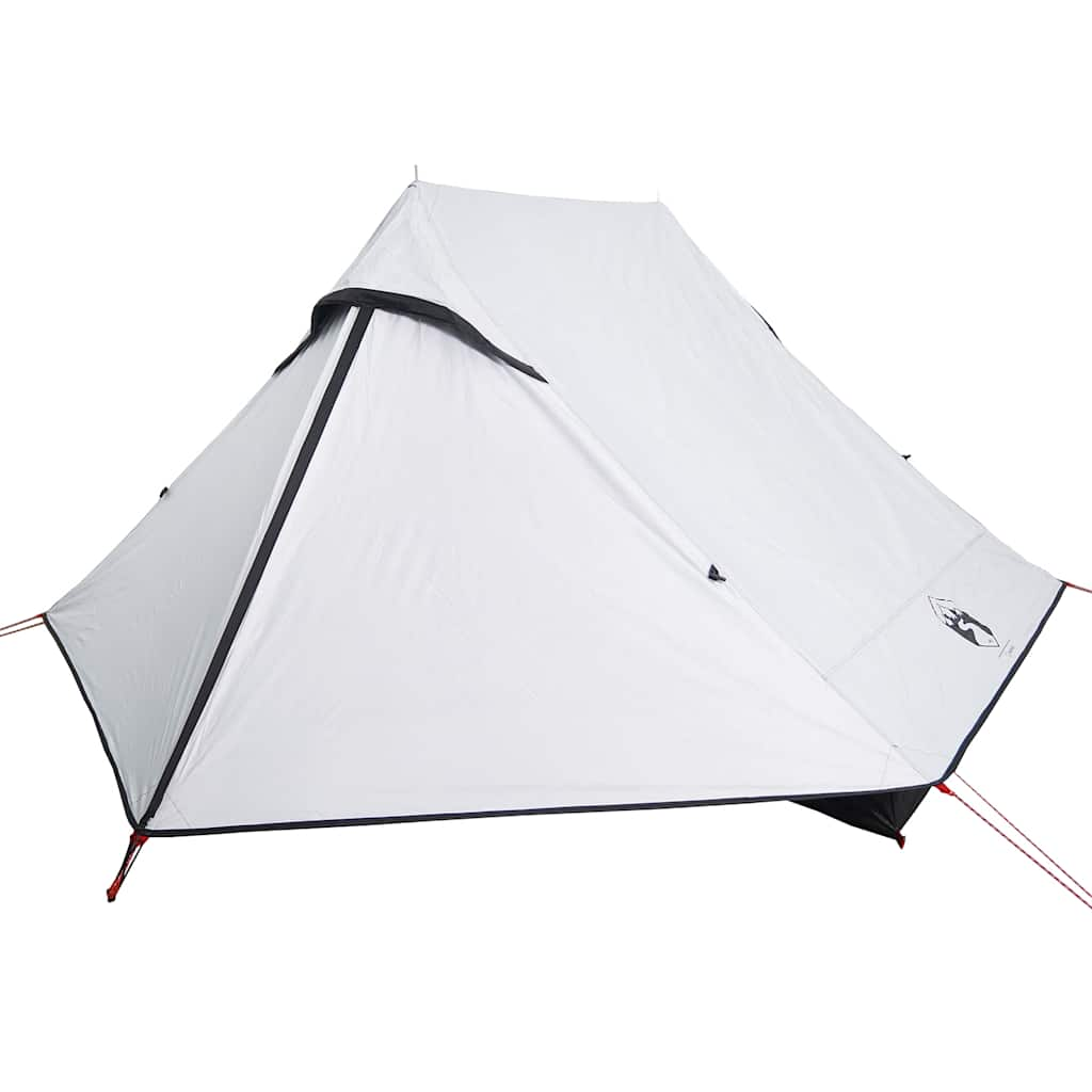 Vidaxl Tent de 2 personas impermeables telas blancas