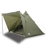Vidaxl Tipi-Zelt 6-Personen wasserdicht olivgrün