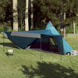 VidaXL Tipi-Zelt 6-Personen wasserdicht blau