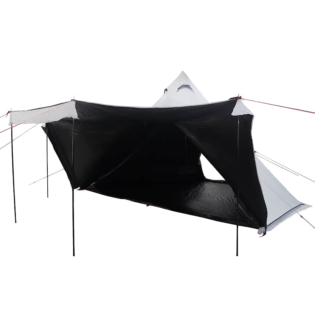 Vidaxl Tipi-Zelt 6-Personen wasserdichter Verdunkelungsstoff weiß
