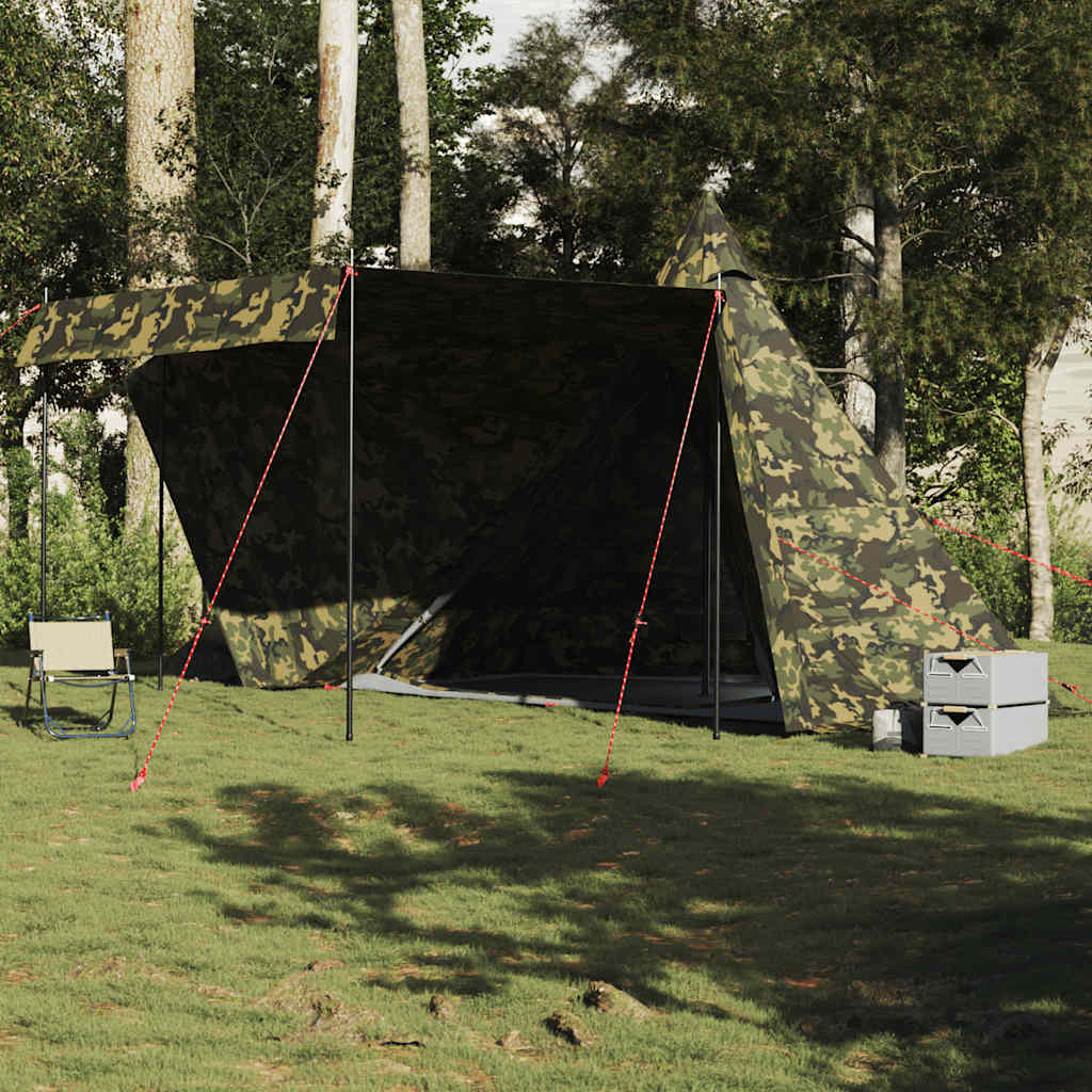 Vidaxl Camouflage de 6 personnes tipitent étanche