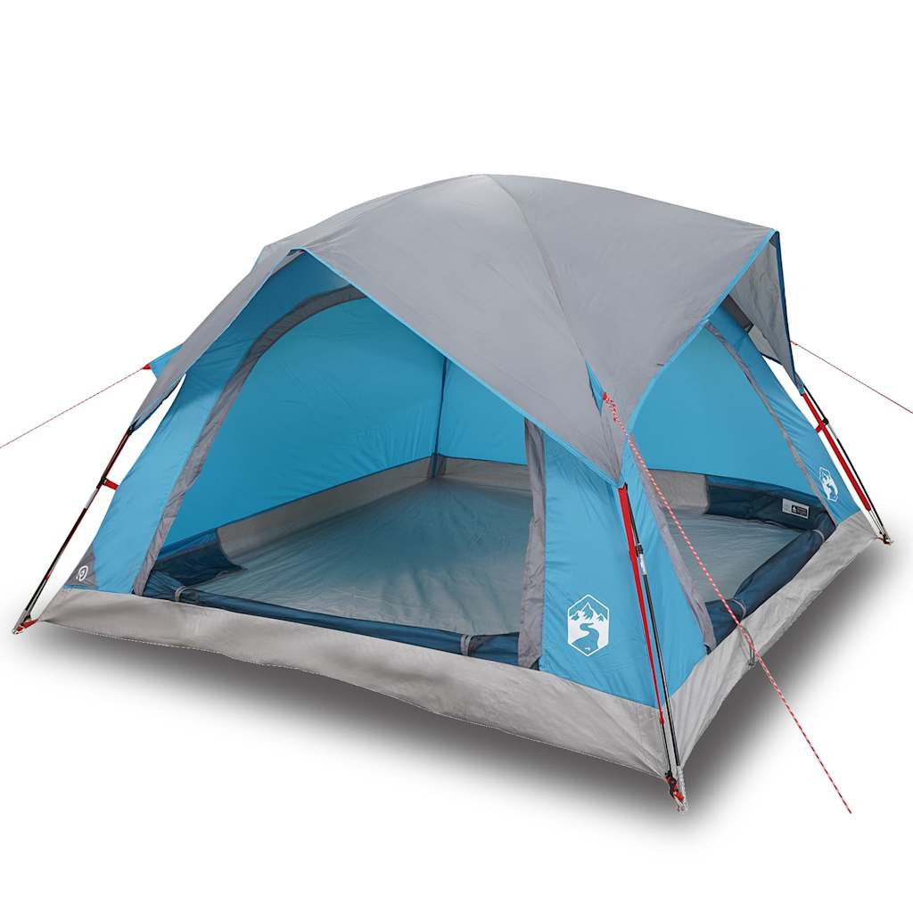 VidaXL Zelt 4-Personen wasserdicht blau
