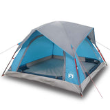 VidaXL Zelt 4-Personen wasserdicht blau