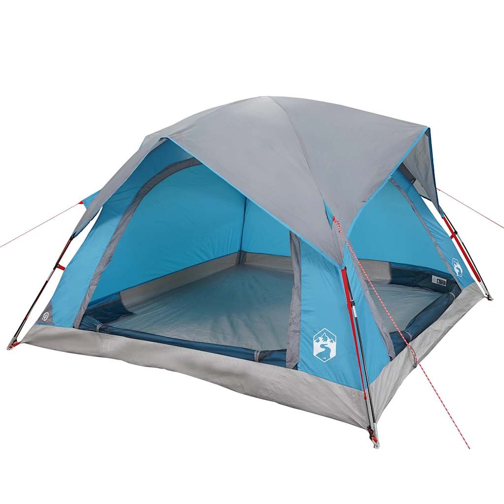 Vidaxl tent 4-persoons waterdicht blauw