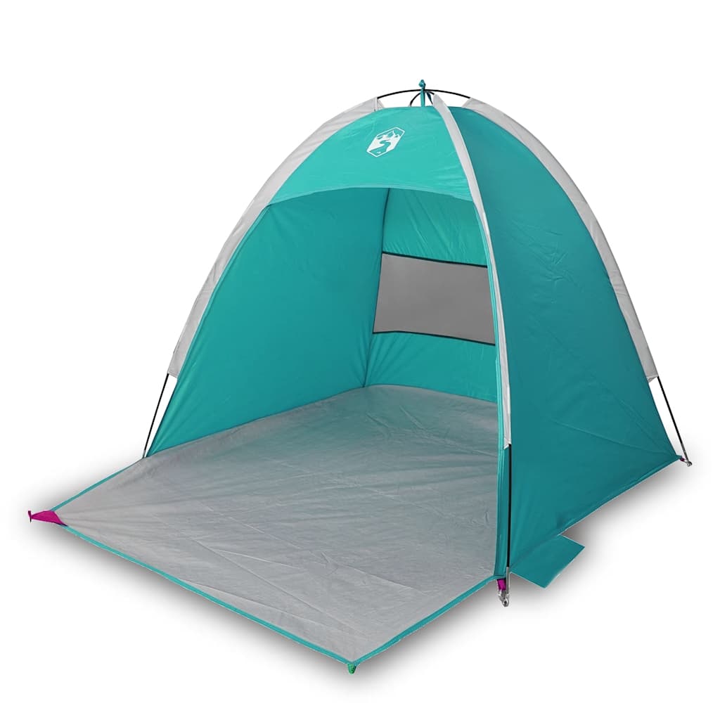 Vidaxl beach tent 3-person waterproof sea green