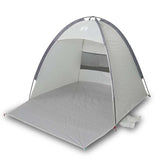 Vidaxl strandtent 3-persoons waterdicht grijs