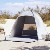 Vidaxl Beach Tent 3 persone impermeabili grigio