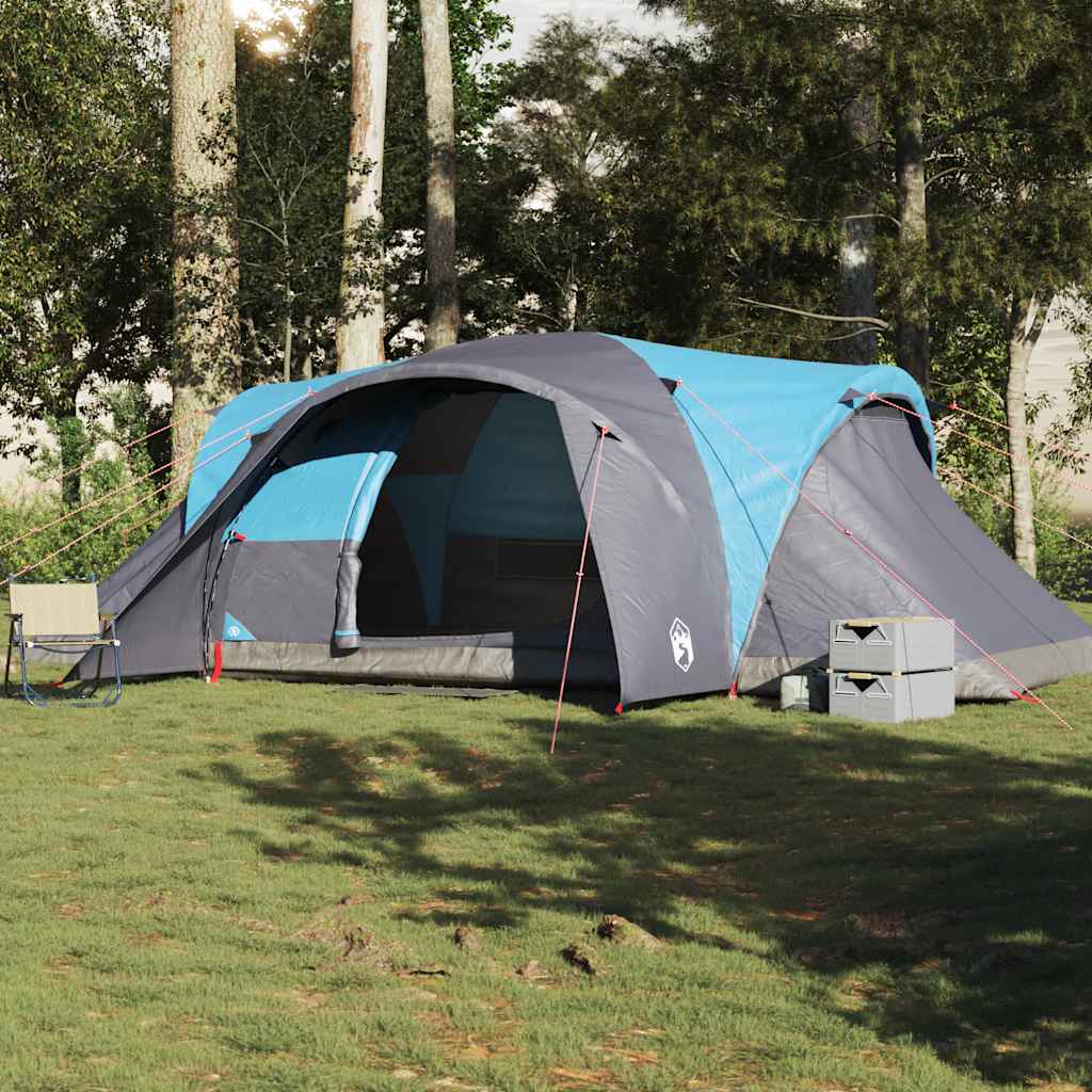 Vidaxl Dome tent 6-person waterproof blue