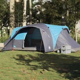 Vidaxl Dome Tent Blue impermeable de 6 personas