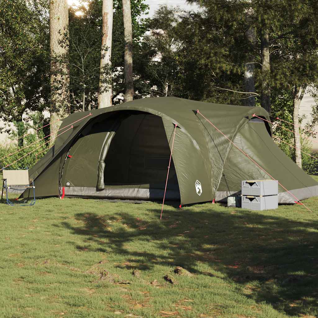 Vidaxl Dome tent 6-person waterproof olive green