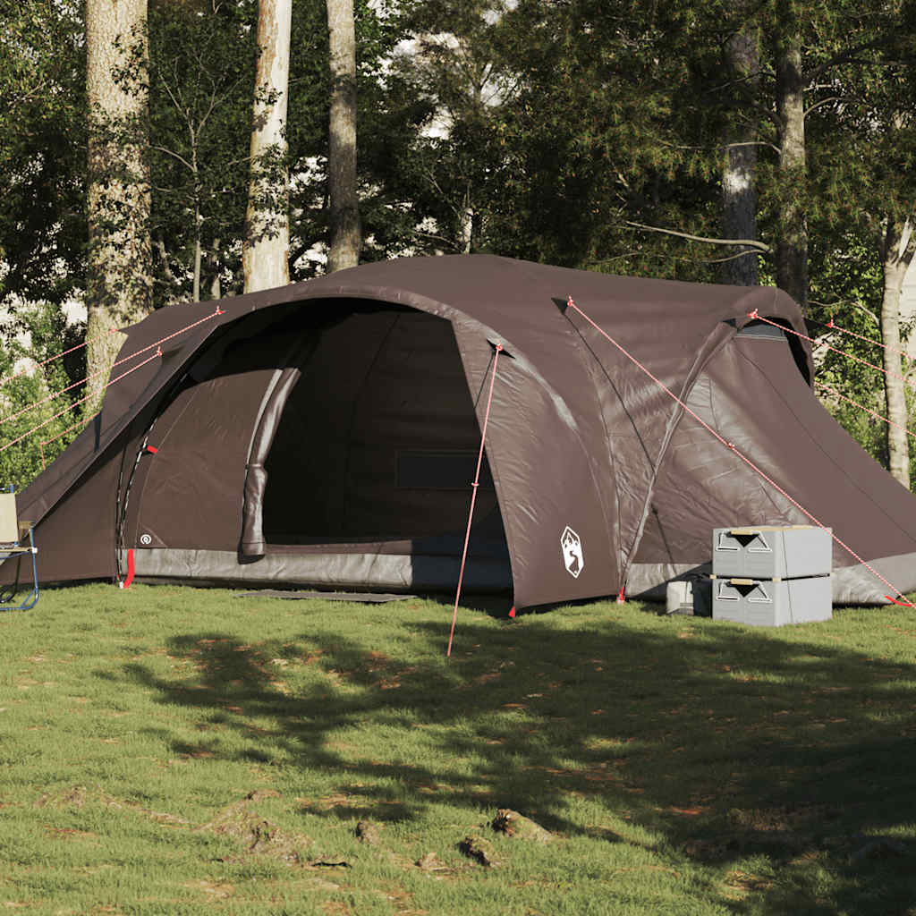 Vidaxl Dome Stan 6-person vodotěsná hnědá