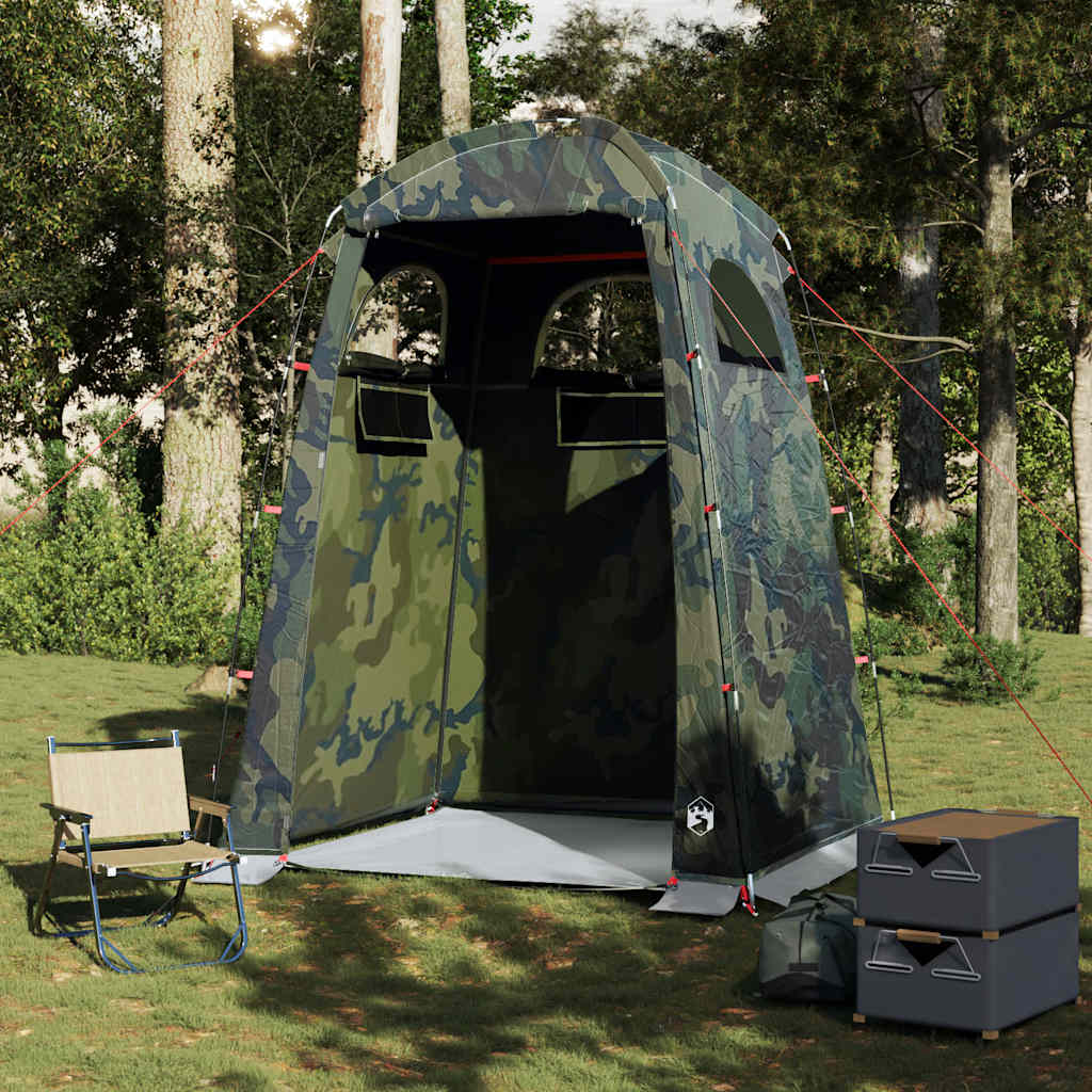 Vidaxl shower tent waterproof camouflage