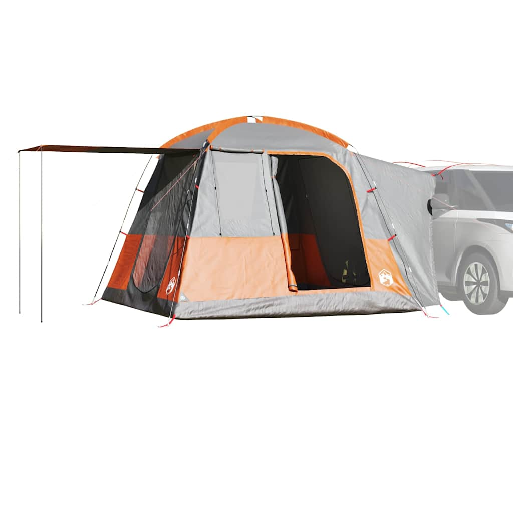 Vidaxl Autotent 4-Person Waterproof Grey and Orange