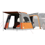 VidaXL Autozelt 4-Personen wasserdicht Grau und Orange