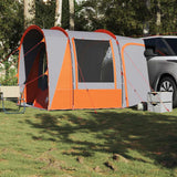 Vidaxl Autotent 4-Person Waterproof Grey and Orange