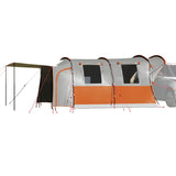 Vidaxl Autotent 4-Personen wasserdichtes Grau und Orange