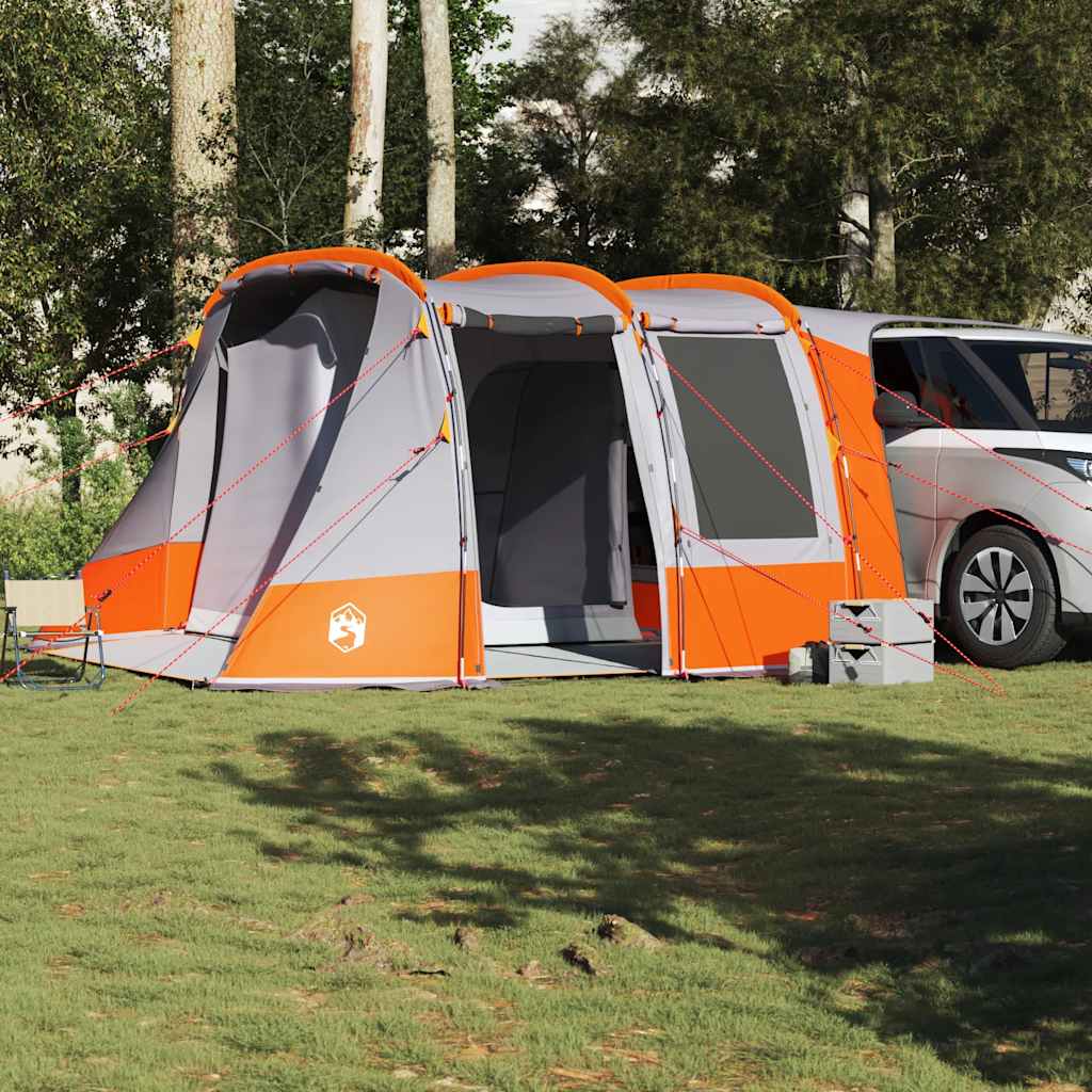 Vidaxl Autotent Waterproof Grey and Orange