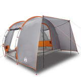 Vidaxl autotent a 2 personas impermeables grises y naranja