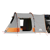 Vidaxl autotent a 2 personas impermeables grises y naranja