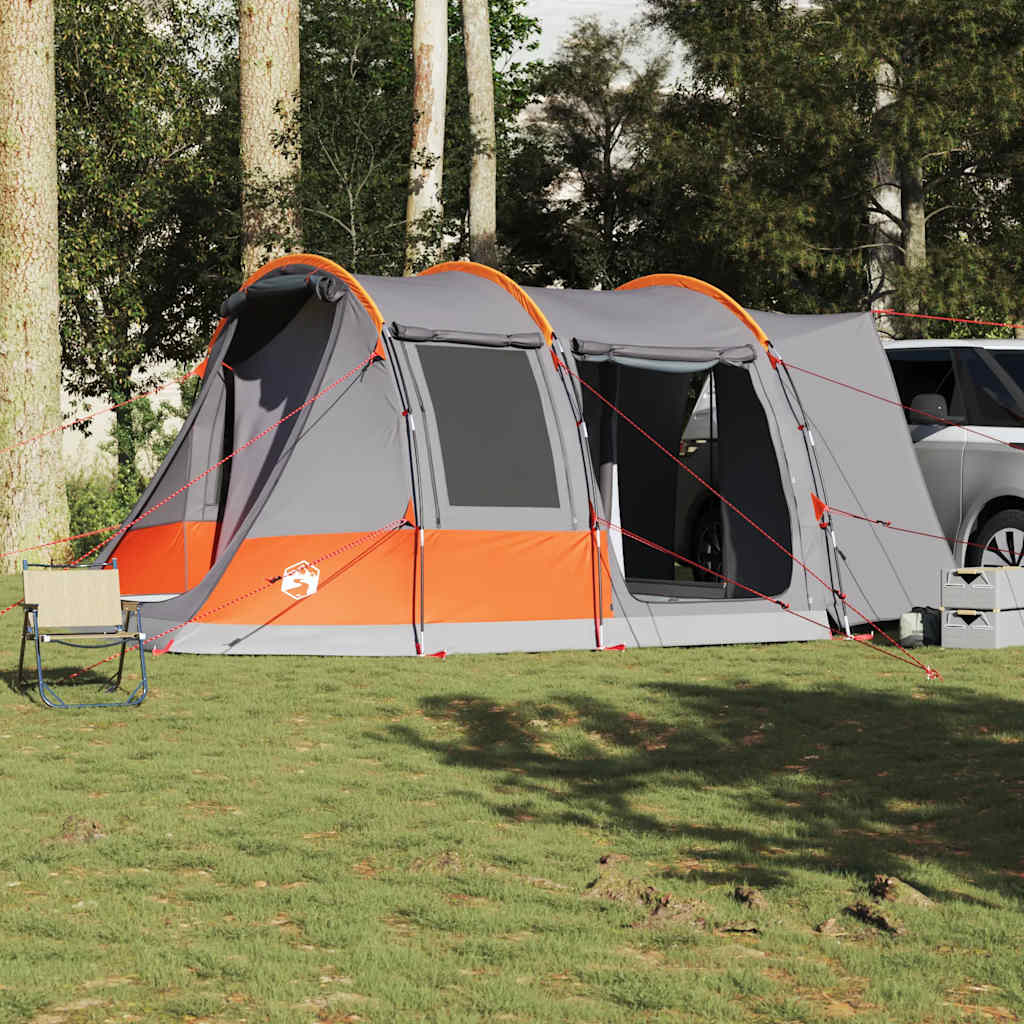 Vidaxl Autotent à 2 personnes étanche gris et orange