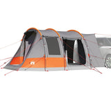 VidaXL Autozelt 2-Personen wasserdicht Grau und Orange