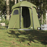 Vidaxl shower tent 2-person waterproof olive green