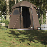 Vidaxl Shower Tent 2-osobowy wodoodporny brąz