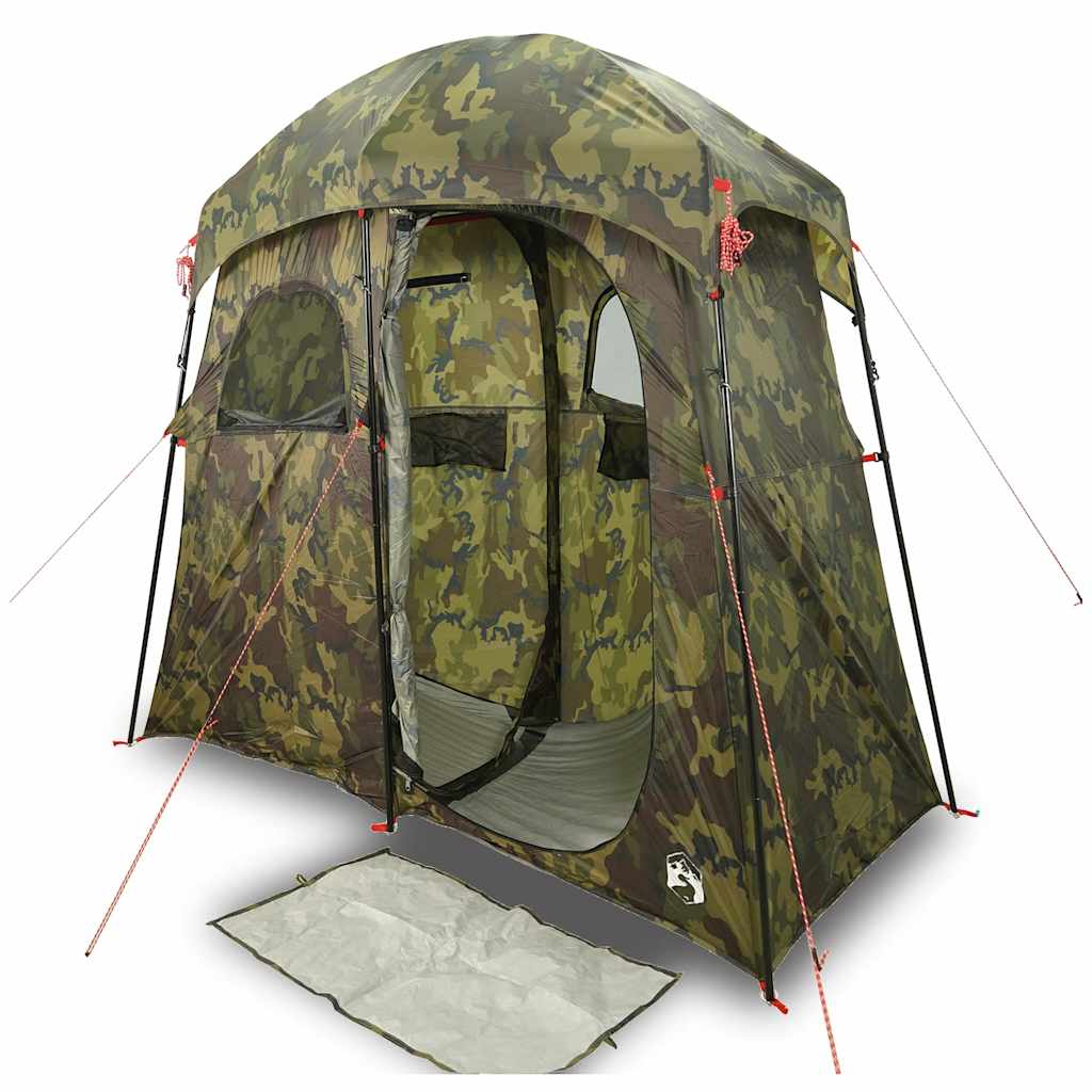 Vidaxl Shower Tent 2-osobowy wodoodporny kamuflaż