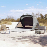 VidaXL Strandzelt 2-Personen wasserdicht grau