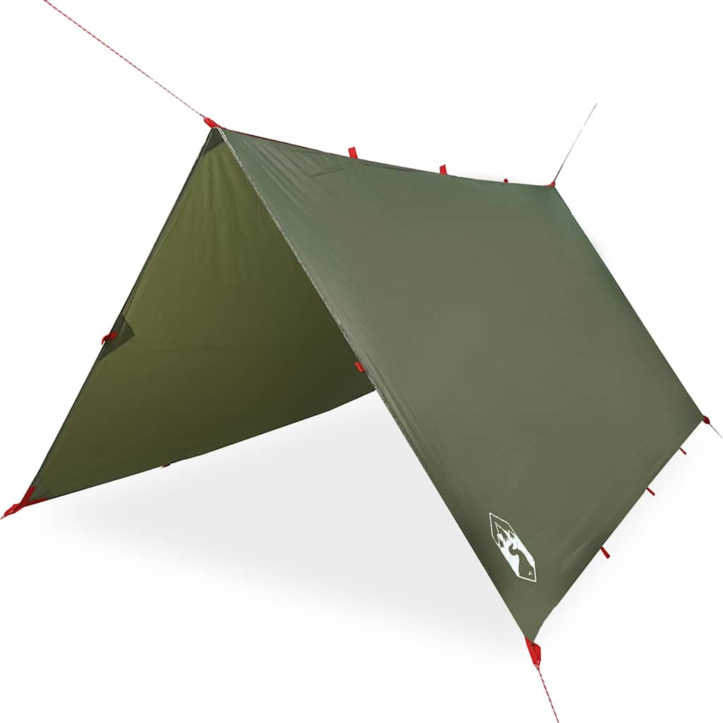 Vidaxl Camping Canopy Waterproof 306x306 cm de oliva verde