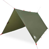 Vidaxl Camping Canopy Vandtæt 306x306 cm olivengrøn