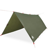 Vidaxl Camping Canopy Vandtæt 366x306 cm olivengrøn