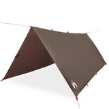 Vidaxl Camping canopy waterproof 406x306 cm brown