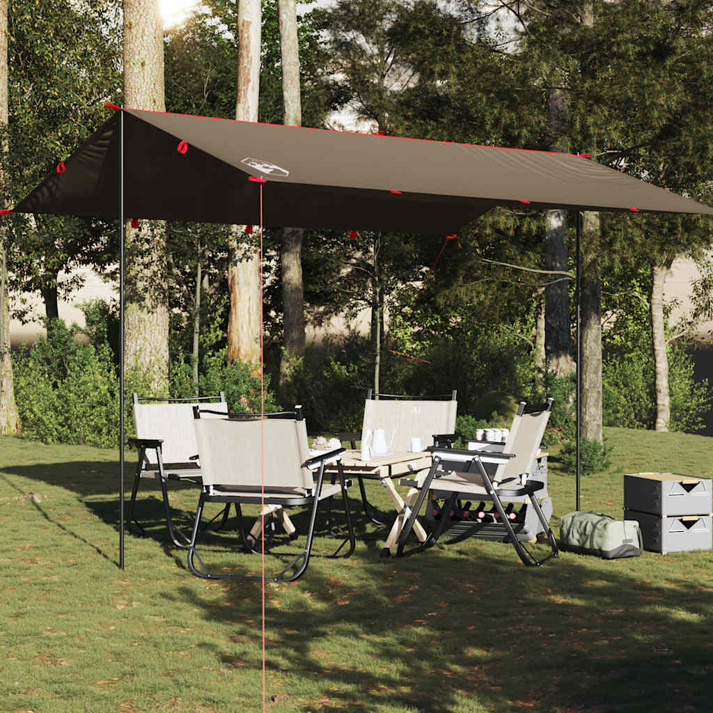 Vidaxl Camping Canopy Waasserdicht 406x306 cm Brown