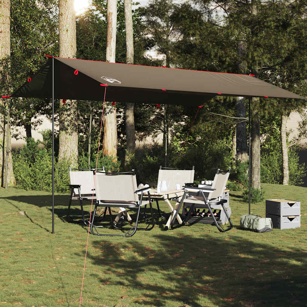 Vidaxl Camping Canopy Waterproof 506x306 cm de marrón