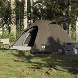 Vidaxl Dome Tent 3-osobowy wodoodporny brąz