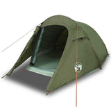 Vidaxl Tunnel Tent 3 Personne étanche à l'olive vert