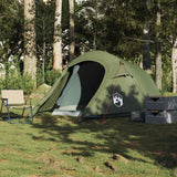 Vidaxl Tunnel tent 3-person waterproof olive green